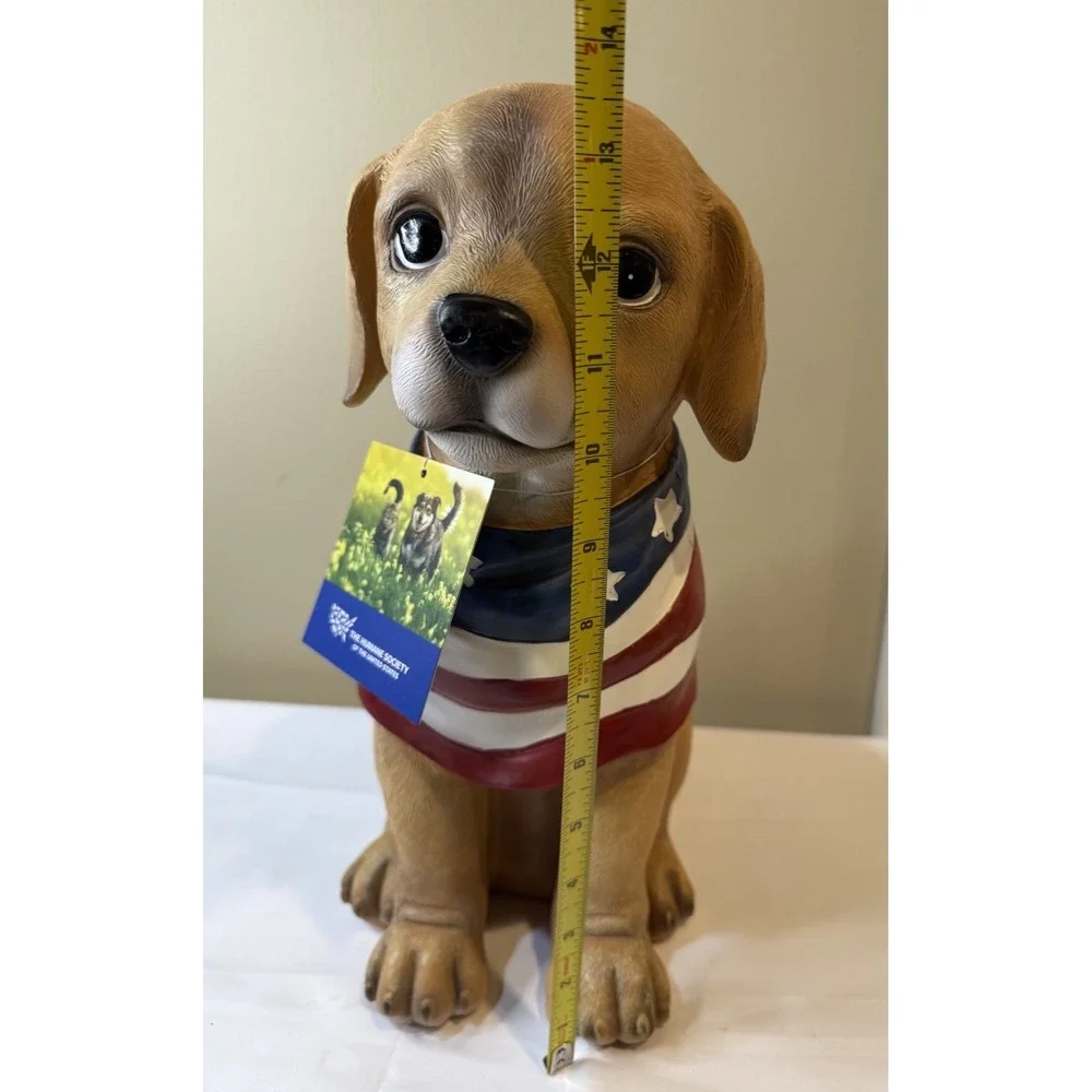 Humane Society LARGE Patriotic‎ Dog Labrador Retriever 4th July Flag Bandana